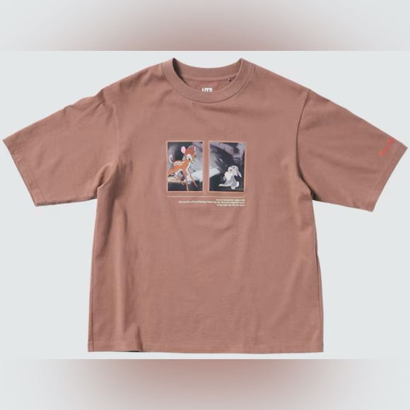 Uniqlo Disney Furry Friends Bambi Shirt, Size Large - Picture 1 of 13